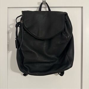 Tumi Black Leather Backpack